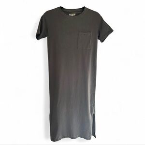 Madewell Mushroom Midi Dress